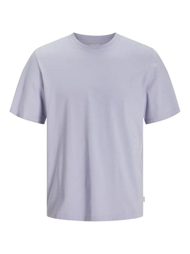 Image of JACK & JONES Men's Jjeorganic Basic Tee SS O-Neck Noos T-Shirt, Languid Lavender, L