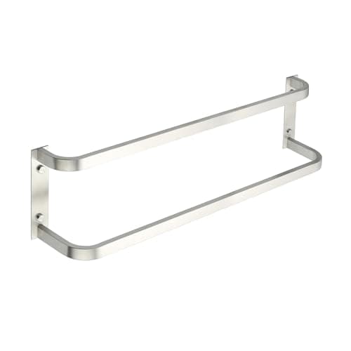 Image of Mooche Towel Rail, Double Towel Rails Wall Mounted, 61.5CM Bathroom Towel Holder, SUS304 Stainless Steel Towel Holder Towel Bar for Bathroom Kitchen Balcony Toilet, Brushed