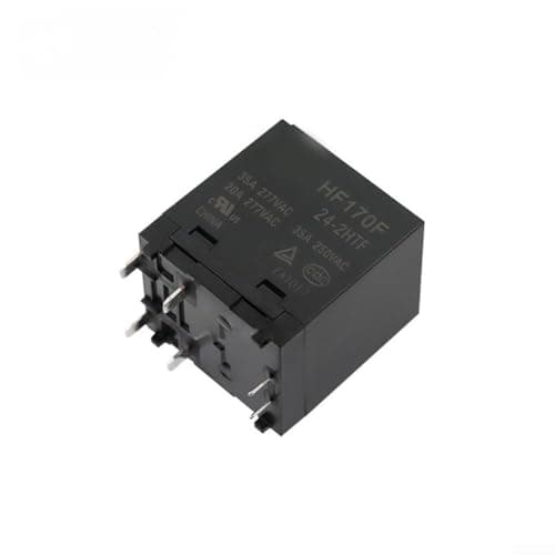 Image of ComfyHarbor HF170F 40A Power Relay 6V 12V 24V DC 120V AC High-Frequency Switching For Solar Inverter Industrial Automation HVAC PCB Mount Fast Response(HF170F-24-2HTF)