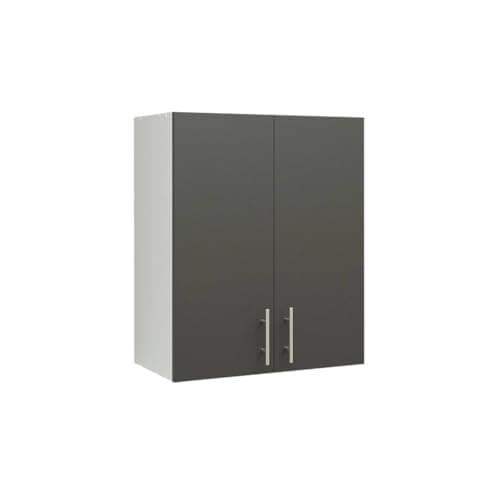 Image of JD Greta 600mm Kitchen Wall Cabinet with Doos – Wall Unit – Dark Grey Matt (Anthracite) – Modern Storage Cupboard