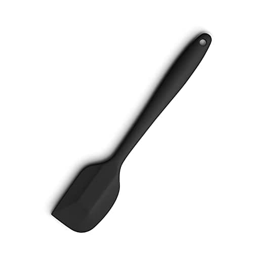 Image of JeoPoom Silicone Spatula, 27cm Spatula for Cooking, Heat Resistant Seamless Scraper, Non-Stick Baking Tools Kitchen Utensils, for Cooking, Baking and Mixing(Black)