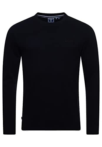 Image of Superdry Men's Vintage Logo Emb LS Top T-Shirt, Schwarz, XL