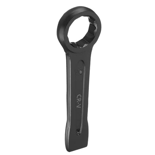 Image of sourcing map Slogging Box End Striking Ring Wrench 40mm Metric CR-V Steel 12-Point Flat Strike Wrench Baking Paint Single Head Spanner Hand Tool for Mechanical Automotive Repair