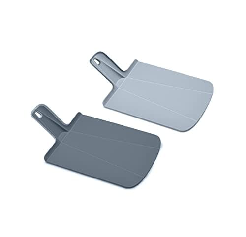 Image of Joseph Joseph Chop2Pot Plus Folding Chopping Board Easy-Grip Handle 2-pack - Small - Sky
