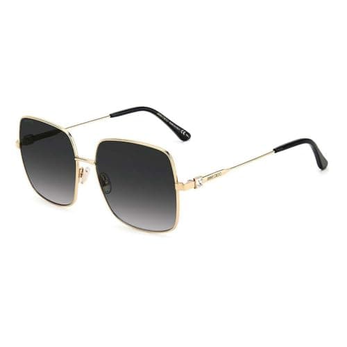 Image of Jimmy Choo Lili/s 2M2/9O BLACK GOLD Sunglasses Women's Steel, Standard, 58
