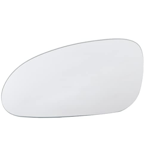 Image of 108 wing mirror glass + Door Mirror Glass, 1pcs Left Passenger Side Clip on Heated Wing for B6 2005-2010 for 2009 replacement wing mirror glass