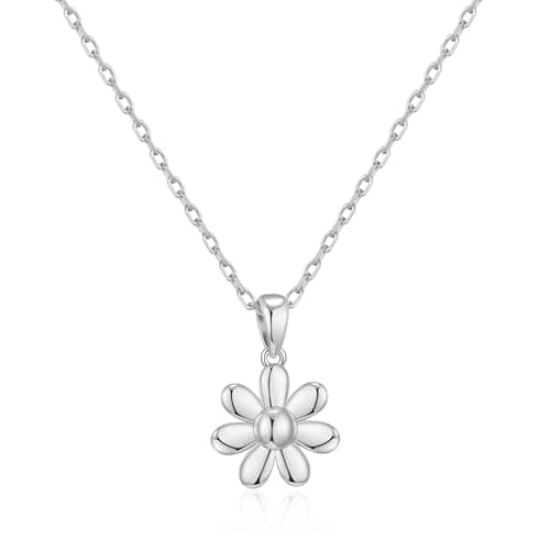 Image of Philip Jones Silver Plated Daisy Necklace
