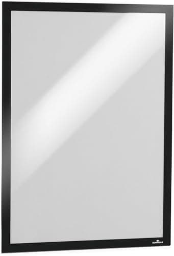 Image of Durable DURAFRAME Self-Adhesive Magnetic Frame | A3 Format In Black | Pack of 6 Frames | Document Frame for Professional Internal Signage