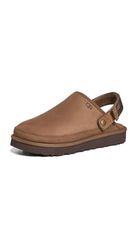 Image of UGG Men's Goldencoast II Nubuck Clog, Dark Chestnut, 9