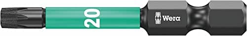 Image of Wera 05073964001 1 x TX 20 x 50 mm 867/4 IMP DC SB Impact Torx Bits - Silver
