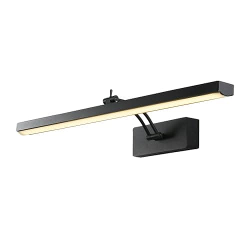 Image of Searchlight Rhodes 60cm Picture Light Black Metal
