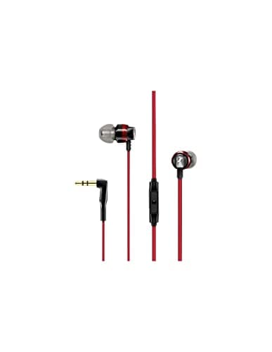 Image of Sennheiser CX 300S Ear Canal Headphone with Universal Smart Remote - Red