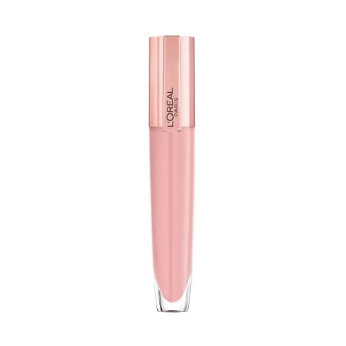 Image of L'Oreal Paris Paradise Glow Balm-in-Gloss – Plumping Lip Gloss with Hyaluronic Acid & Collagen, Lightweight, non-sticky with intense hydration – Non-Sticky, Nourishing Formula, 402 I Soar