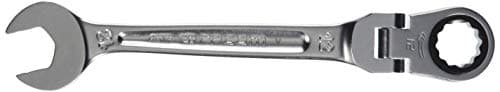 Image of Facom 467BF.12 12mm Metric Jointed Ratchet Spanner - Silver