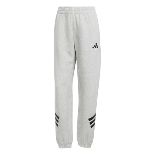 Image of adidas Women's Future Icons Three Stripes Regular Pant, Medium Grey Heather, XL