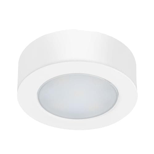 Image of Bright Source LED Circular Cabinet Cupboard Unit Shelf Light, White, 2.5W, 220lm, 3CCT Switchable 3000K 4000K 6000K