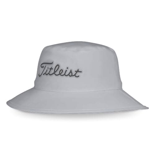 Image of Titleist Mens Players StaDry Golf Bucket Hat, Grey/Charcoal, One Size Fits All
