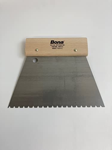 Image of Bona Trowels for Wood Floors - Adhesive Application (180x150mm 850g Coarse (B6))