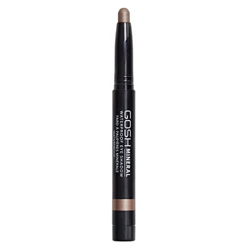 Image of GOSH Mineral Waterproof Eye Shadow I rotating eye shadow pencil with creamy texture for easy application and intense colour result I waterproof, long-lasting and perfume free I 003 Brown