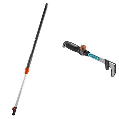 Image of Gardena combisystem Telescopic Handle 90-145 cm(3719-20) combisystem Patio Weeder: Weed scraper for removing moss and weeds in paving joints, hardened stainless steel blade (8927-20)