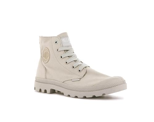 Image of Palladium Pampa Hi Mono U, Unisex Adults' Hi-Top Trainers, Grey (Rainy Day K76), 8 UK (42 EU)