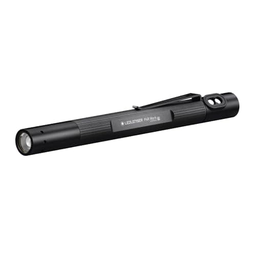 Image of Ledlenser P4R Work | 2020 | LED Rechargeable Penlight, 170 Lumens, High CRI Torch, Lightweight 62g, Up to 15h Battery, 100m Beam, IP54 Water Resistant for Workshop Garage Mechanic, Doctor Emergency