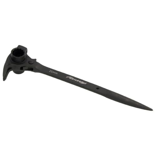 Image of Neilsen 4 in 1 Scaffolding Steel Errect Spanner 19 x 21 pry bar Claw Hammer podger end