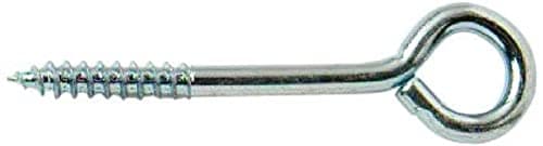 Image of Merriway BH00318 (15 Pcs) Screw-In Vine Eye, 100 mm (4 inch) - Zinc Plated - Pack of 15 Pieces