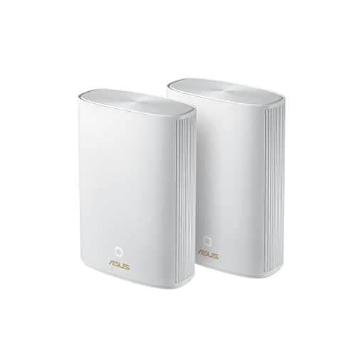 Image of ASUS ZenWiFi XP4 AX1800 (2 Pack) Whole-Home Dual-band Mesh WiFi 6 System free network security, parental controls, MU-MIMO support, Traditional QoS, Coverage up to 410 Sq. Meter/4400 Sq. ft.