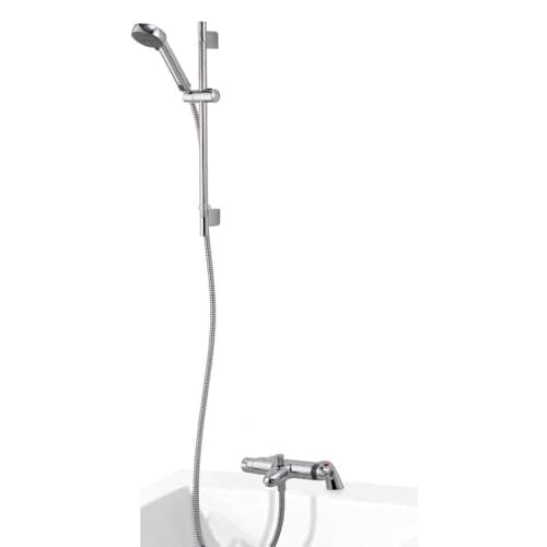 Image of Aqualisa MD100BSM Chrome Midas 100 Bath Shower Mixer WITH 90 mm