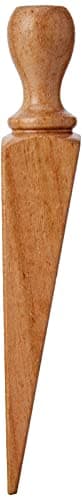 Image of Merriway BH01616 Wooden Door Wedge Stopper, 163mm (6.1/2 inch), Brown