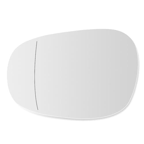 Image of SENZEAL Wing Mirror Glass Heated Left Passenger Side for BMW 1 3 Series E81 E88 E90 E91 E92 E93 LCI 2009-2012 51167252893 (Left)