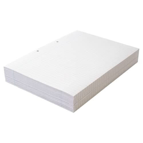 Image of SUMMIT A4 Loose Leaf Ream Paper, 8mm Ruled with Margin, Header & Footer, 2 Punched Holes, 500 Sheets / 1000 Pages