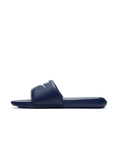 Image of NIKE Men's Victori One Slipper, Midnight Navy White Midnight Navy, 9 UK