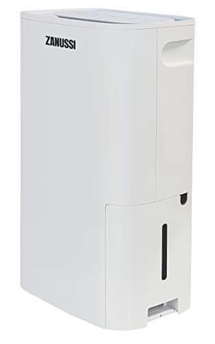 Image of Zanussi 18L Dehumidifier, Low Energy ZDH1802, 30-45m² room size, Timer, 2 Fan Speeds, Turbo and Dry mode, Continuous Drain, Auto Defrost, LED Display, Laundry Drying, Air Treatment, White