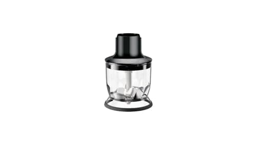 Image of Braun MQS 200 BK Chopper Attachment with EasyClick Plus System - Accessories for Braun MultiQuick 7 and 9 Hand Blender, BPA-Free, Capacity 350 ml, Black