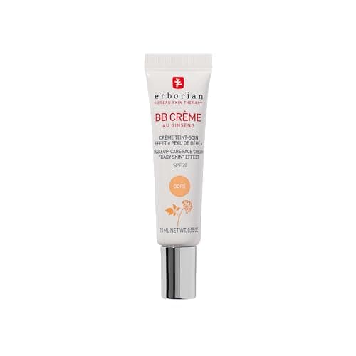 Image of Erborian - BB Cream With Ginseng - Complexion Cream - "Baby Skin" Effect - Korean Cosmetic Treatment 5 -In -1 For SPF 20 - Doré 15 ml