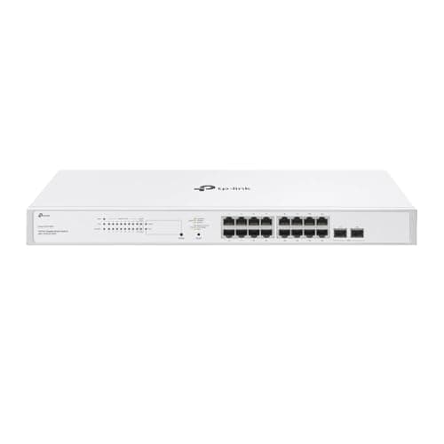 Image of TP-Link Festa FS318GP - 18-Port Gigabit PoE plus Switch, 16 PoE+ Ports, 150W Budget, Cloud Management, QoS for Video Surveillance and Enterprise Networking