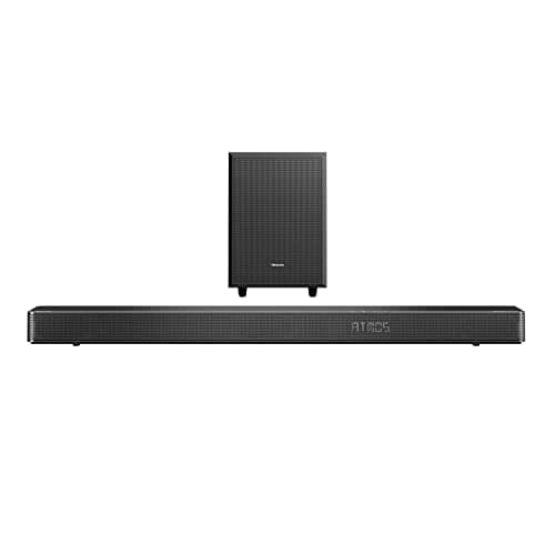 Image of Hisense AX3120G 3.1.2 CH Soundbar - 360W Dolby Atmos with Wireless Subwoofer and Elevations - Black