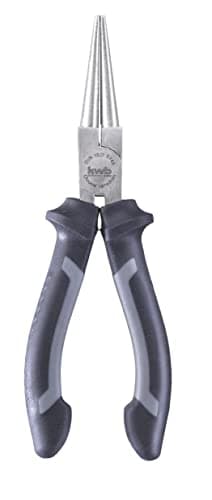 Image of kwb Professional 160mm Round Nose Pliers with Long Jaws, CV Steel, Two-Component Handle