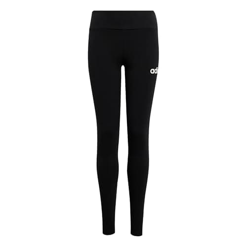 Image of adidas Girl's ESSENTIALS LEGGINGS, black/white, 14-15 Years