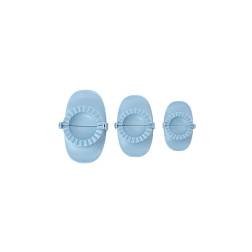 Image of Dumpling Maker, 3-Piece Set with Dumpling Wrappers and Pasty Maker Mould, Ravioli and Pierogi Mould for Homemade Dumplings, Plastic Manual Dumpling Sheets Press Tool
