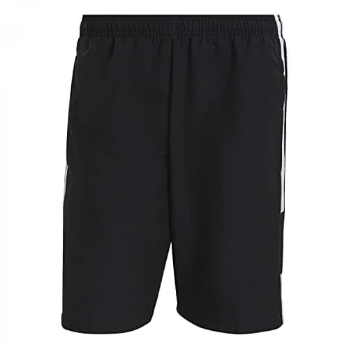 Image of adidas Men's Squadra 21 Woven Shorts, Black / White, S