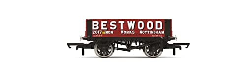 Image of Hornby 4 Plank Wagon, Bestwood Iron Works - Era 3. Wagons and Wagon Packs,Red,10