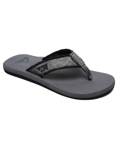 Image of Quiksilver Men's Monkey Abyss Sandal, Grey/Black/Grey, 9 UK