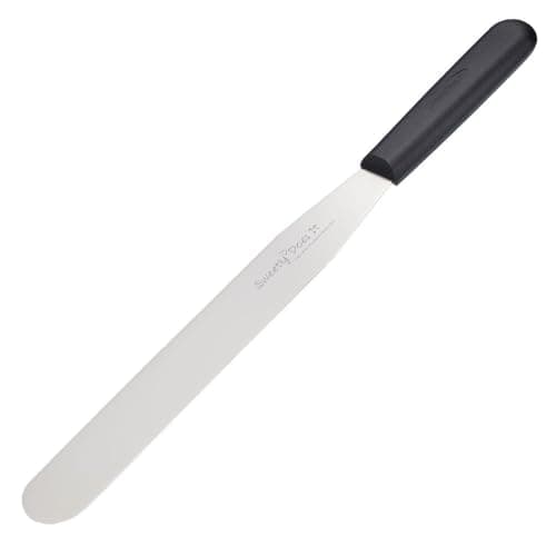 Image of KitchenCraft Sweetly Does It Palette Knife/Icing Spatula with Straight Blade 25cm, Stainless Steel, 38 cm