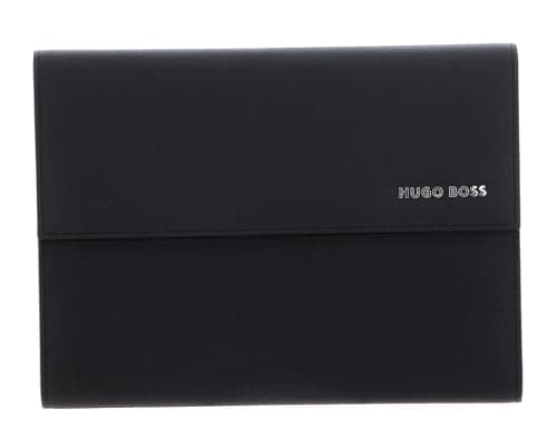 Image of Hugo Boss HPBM254A Ballpoint Pen and A5 Writing Case Set Black