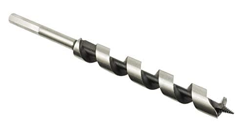 Image of GTSE 25mm x 235mm Auger Hex Shank Drill Bits, Cuts Shallow and Deep Holes in Wood
