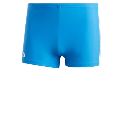 Image of adidas Men Classic 3-Stripes Swim Trunks, Black, 26
