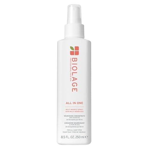 Image of Biolage All-In-One Multi-Benefit Spray, Weightless Nourishment, Enriched with Coconut Oil, For All Hair Types, 250ml